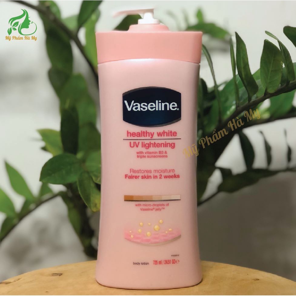 Sữa Dưỡng Thể Vaseline Healthy White UV Lightening Body 725ml - Mỹ Phẩm Hà My | BigBuy360 - bigbuy360.vn