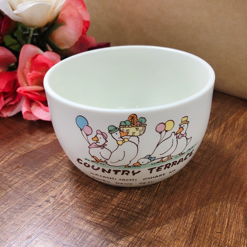 Thố vịt Country gốm Nhật