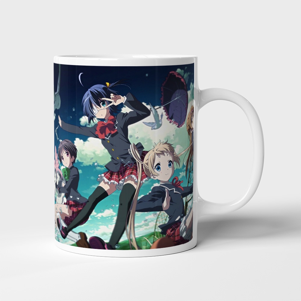 Cốc uống nước Anime, ly in hình LOVE CHUNIBYO - Mẫu 1. Nhận in theo yêu cầu