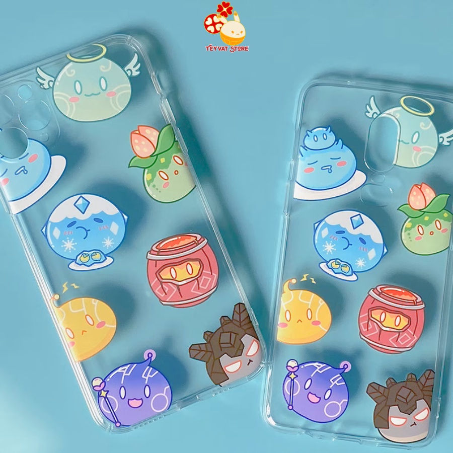 Ốp lưng điện thoại Slime Genshin Impact dành cho phần lớn dòng máy