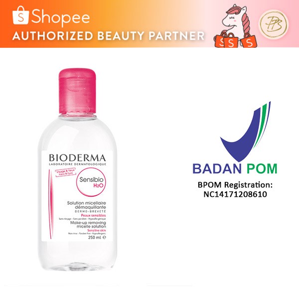 Nước tẩy trang Bioderma 250ml màu hồng