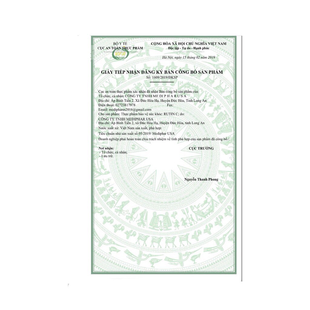 RUTIN C MEDIPHAR - Bổ sung vitamin C | Thế Giới Skin Care