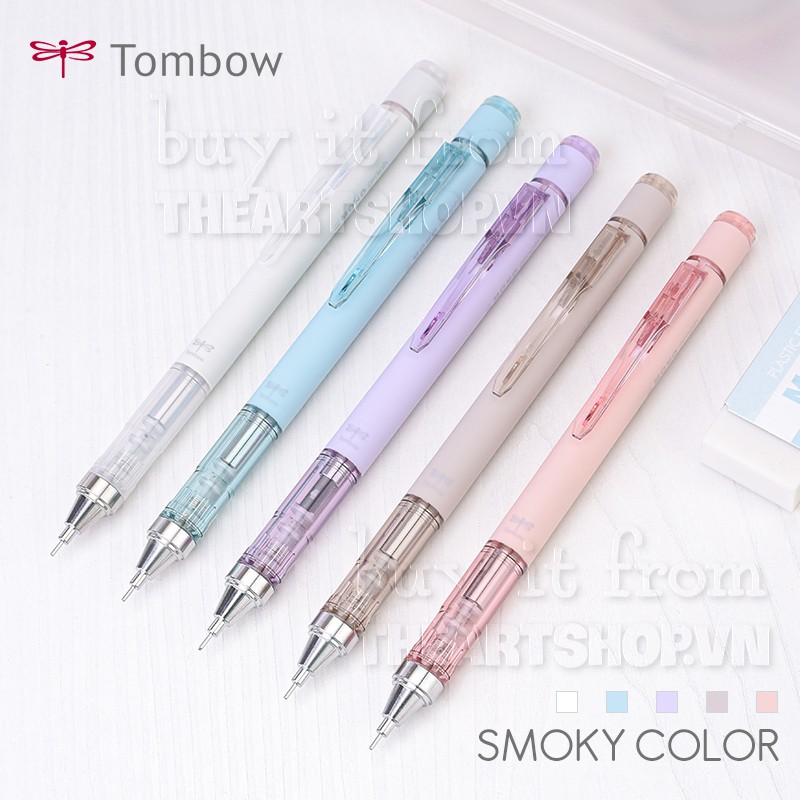 Bút chì cơ khí lắc đẩy ngòi TOMBOW Mono Graph cao cấp Nhật Bản *PASTEL COLOR*