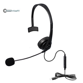 Tai nghe chụp tai có mic chống ồn kết nối USB cho PC / điện thoại