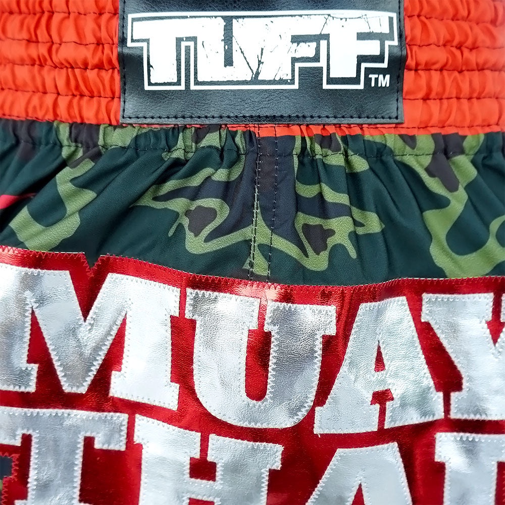 Quần Muay Thai Tuff  New Green Military Camouflage