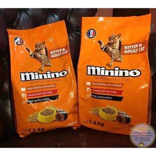 RẺ VÔ ĐỊCH!!!! THỨC ĂN MÈO MININO 1,3KG