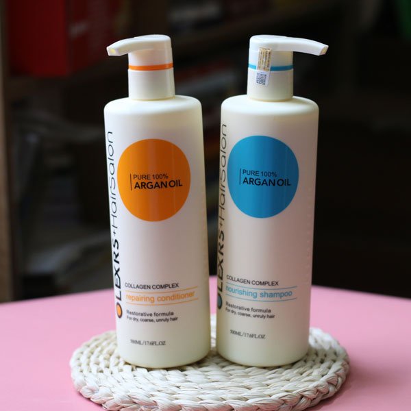 Gội xả cao cấp Olexrs Hair Salon Argan oil collagen