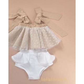 Set 2 quần lót họa tiết trái tim cho bé gái