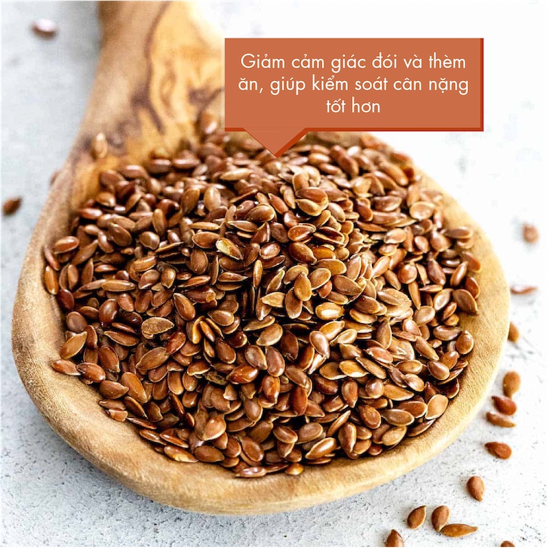 HẠT LANH siêu thực phẩm hạt tươi ngon giàu chất xơ tốt cho sức khoẻ và đặc biệt hỗ trợ ăn kiêng hiệu quả