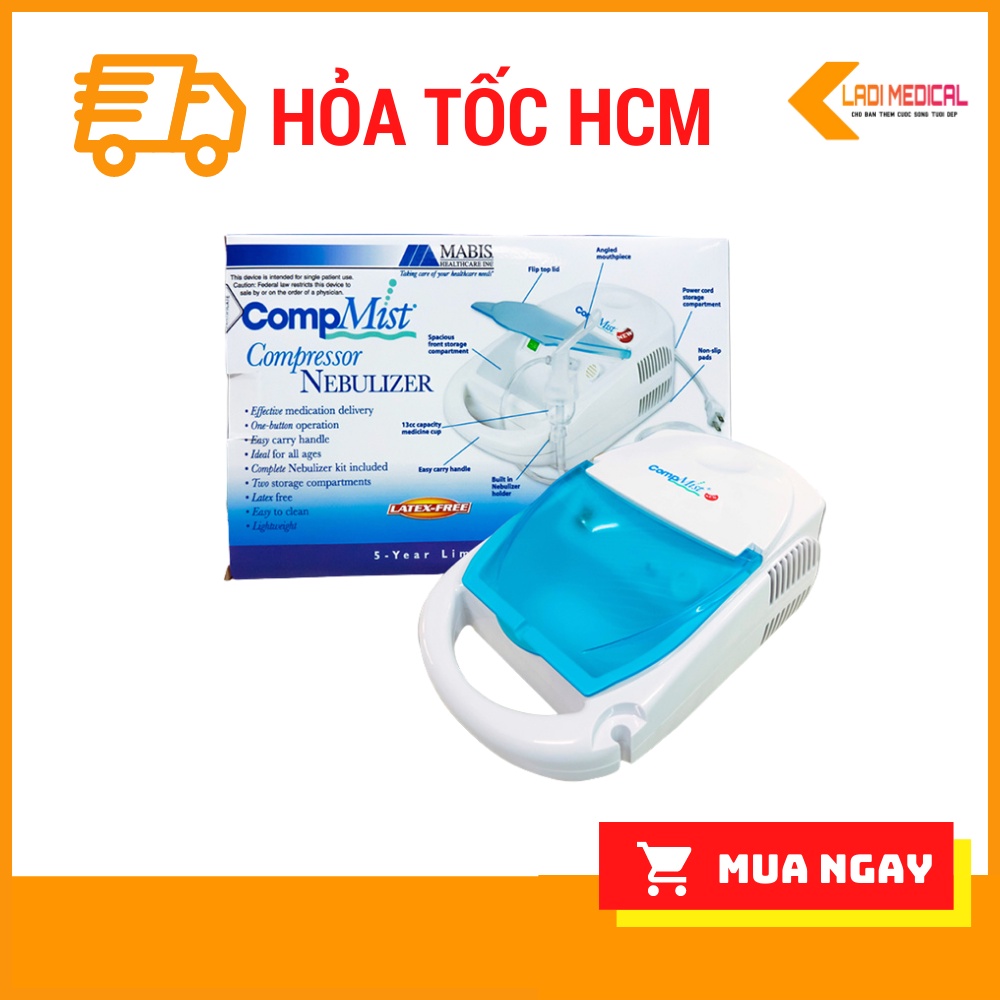 MÁY XÔNG MŨI HỌNG DÀNH CHO MẸ &amp; BÉ COMPMIST - USA