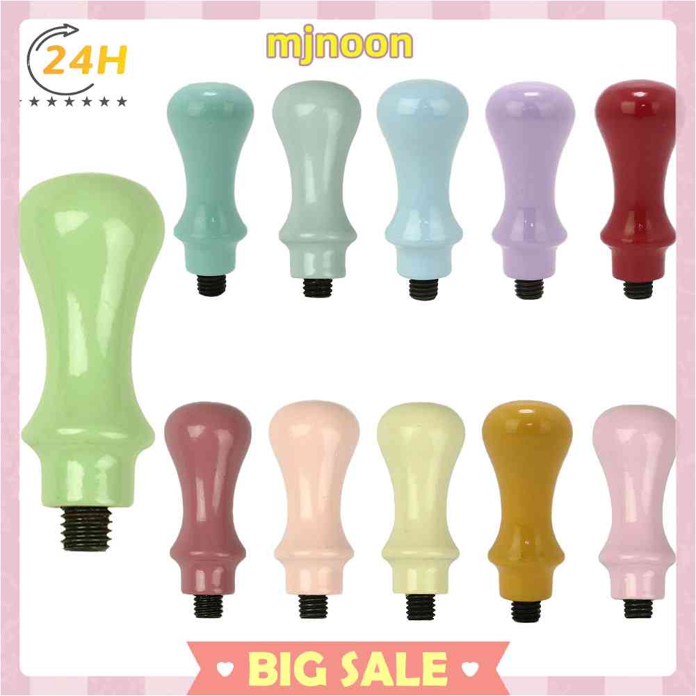Con Dấu Đóng Sáp Tay Cầm Bằng Gỗ Phong Cách Retro