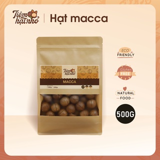 Hạt macca sấy nứt vỏ size lớn - túi zip 500g