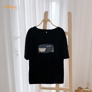 Áo phông in hình Year of the cow BIG SIZE 55kg đến 95kg - 21YAP01 - BU Bigsize Young