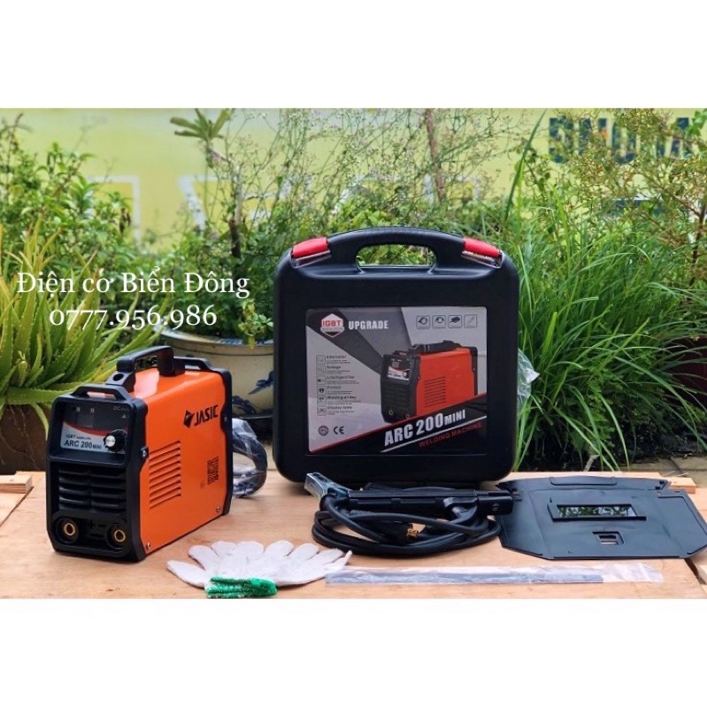 🌈 FREESHIP🌈 Tặng BÓ que Hàn VALY Máy Hàn điện tử JASIC ARC 200MINI IGBT NEW hàn sắt, tôn gia đình, công nghệ sản xuất