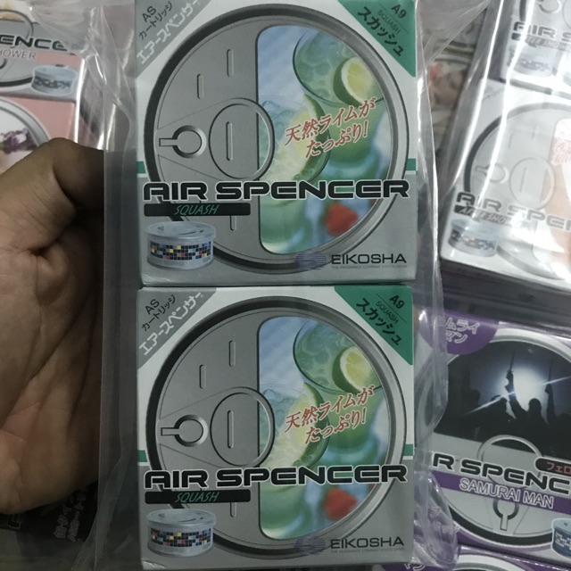 Sáp Thơm Khử Mùi Ô Tô Cao Cấp Air Spencer 40g nội địa Nhật