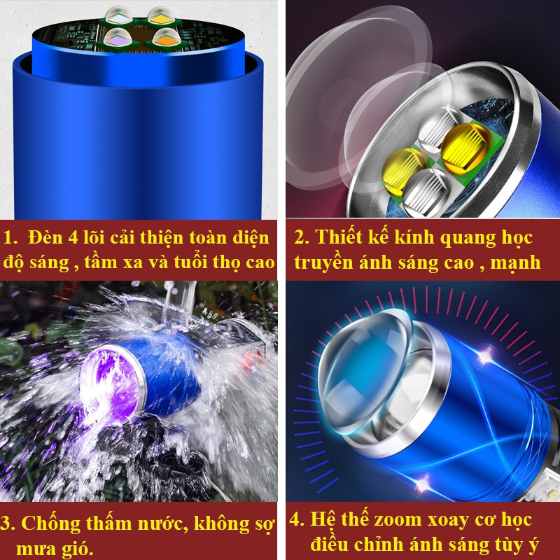 Đèn soi phao câu đài cảm ứng chuyên dùng câu cá ban đêm KK-22