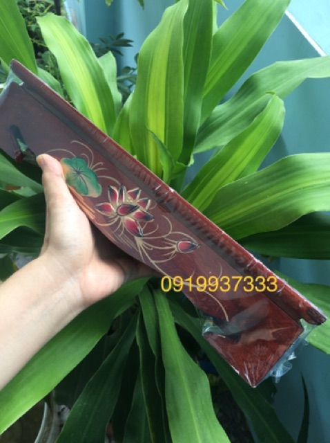 Đôn gỗ kê tượng dài 35 cm