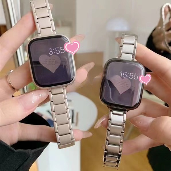 Dây Đeo Đồng Hồ Apple Watch 49mm 44mm 40mm 45mm 41mm 42mm 38mm ultra 8 7 6 5 4 3 2 2022 Bằng Thép Không Gỉ