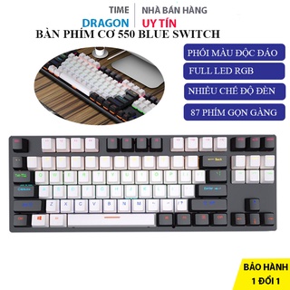  Bàn phím cơ K550 gaming đèn LED nhiều chế độ cực đỉnh blueswitch chất lượng 