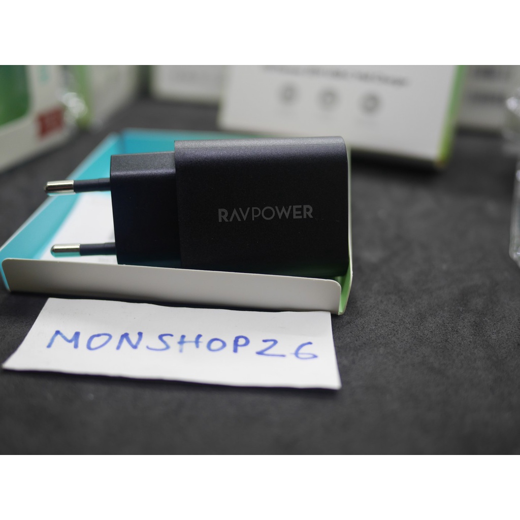 🔌 Củ sạc nhanh RAVPower RP-PC156 25W PD3.0 🔌