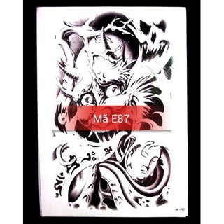 Hình Xăm Dán Mặt Quỷ E87