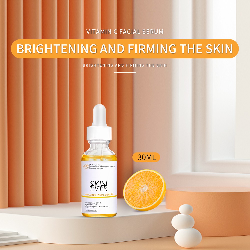 Set 2 SKIN EVER Món Kem Và Tinh Chất Vitamin C Skin Ever Làm Trắng Và Chăm Sóc Da Cao Cấp