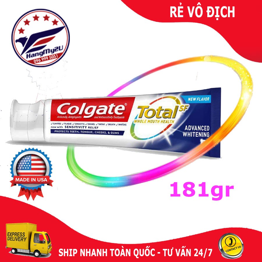 [💯 chính hãng] Kem đánh răng Cogate Mỹ 181gr 1 cây