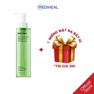 Gel Rửa Mặt Chiết Xuất Tràm Trà Và Rau Má Mediheal Tea Tree Biome Blemish Cica Gel Cleanser 200ml