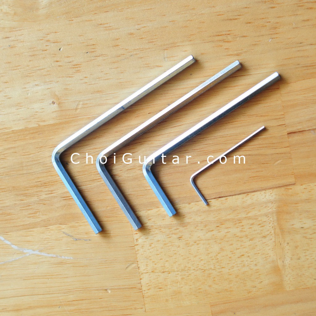 Lục giác chỉnh đàn guitar / Lục lăng / Size 4mm - 1.2mm / Sử dụng cho hầu hết Guitar/Bass