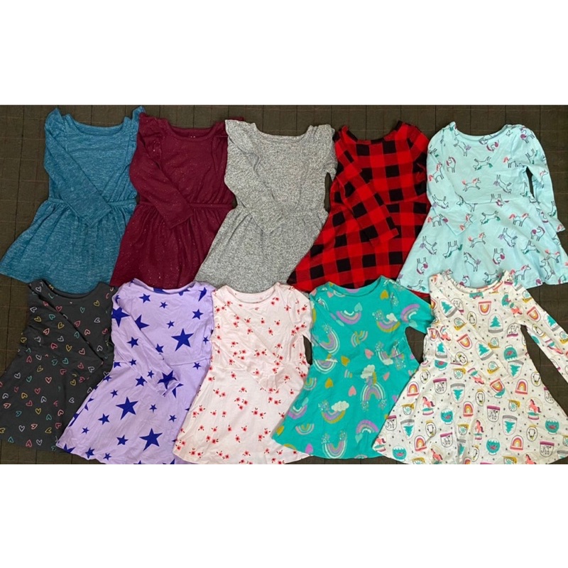 [ảnh thật]GIÁ TƯƠNG TÁC XIN 5 SAO Váy Cat&amp;Jack dư xịn dáng xoè pony/hoa/nhũ bé gái dài tay thu đông