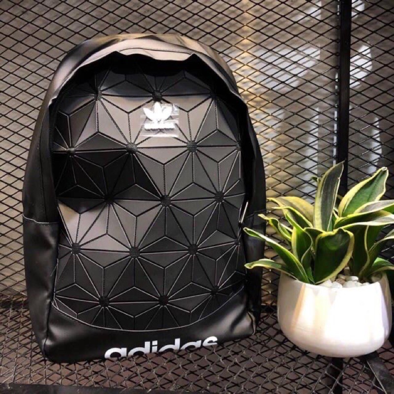 Balo Adidas-Balo phản quang họa tiết 3D phản quang thời trang Unisex 2021 New cá tính cỡ 32 * 16 * 45cm