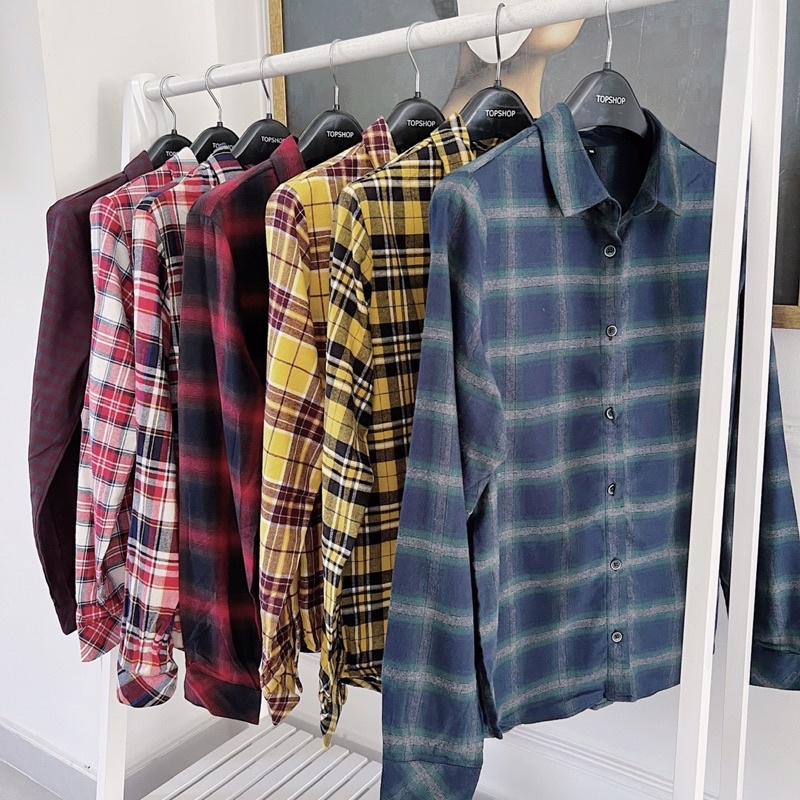 🎡Áo sơ mi caro F:2F xuất xịn