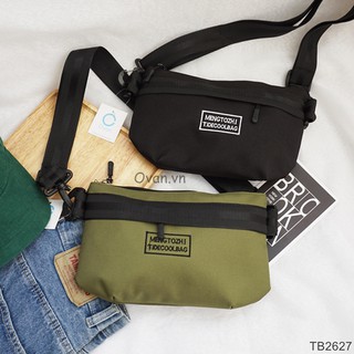Túi mini đeo chéo Unisex vải bố pha dù Ovan.vn TB2627