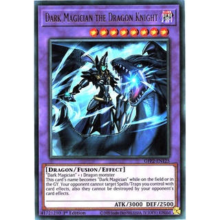 Thẻ bài YUGIOH - UK - Dark Magician the Dragon Knight - GFP2-EN125 - Ultra Rare 1st Edition - Fusion Monster