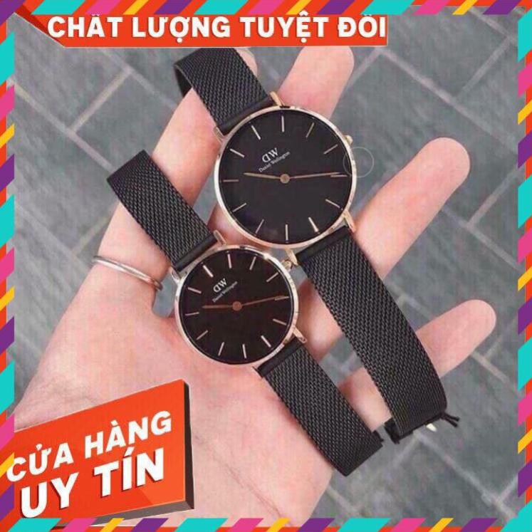 Đồng hồ nam nữ DW dây lưới thép đan - trẻ trung sang trọng - Bảo hành 12 tháng