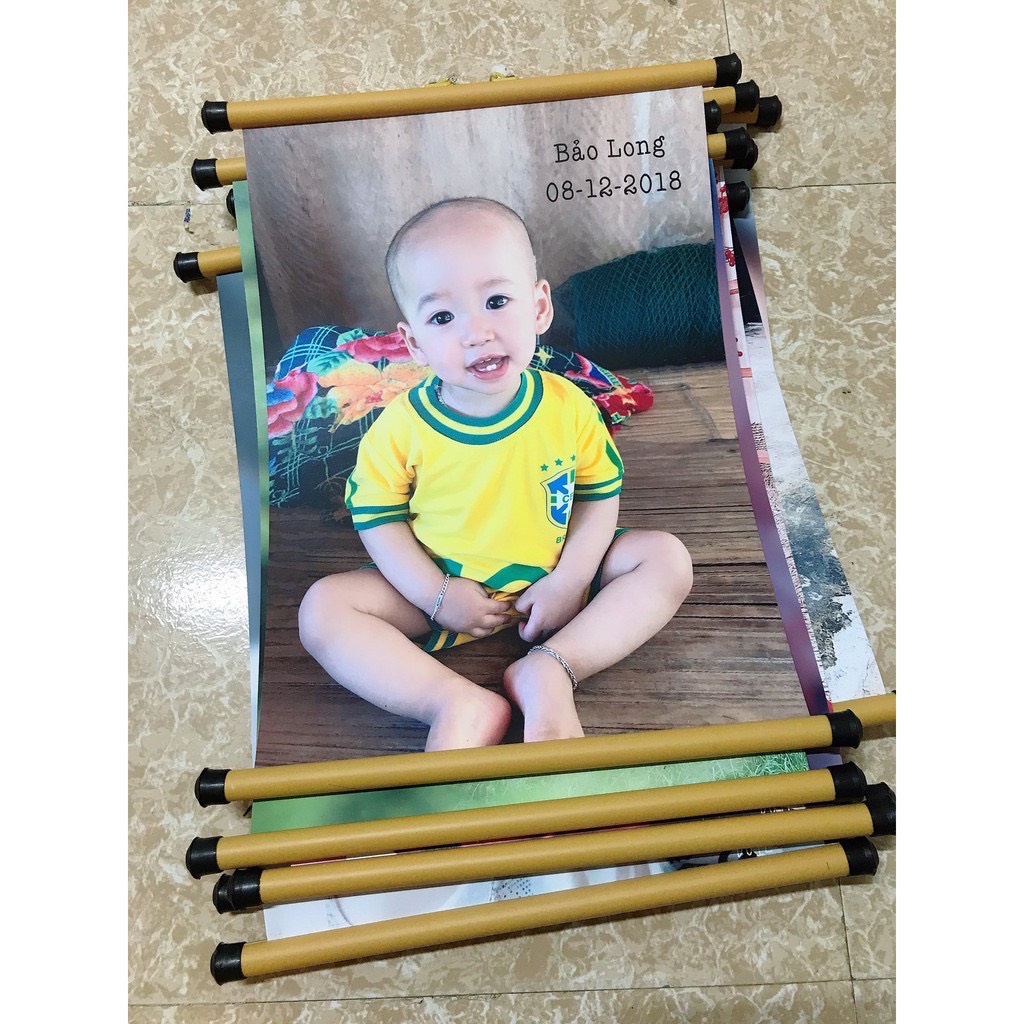 Freeship] Tranh sáo trúc treo tường in theo yêu cầu 20x30 , 30x40 , 40x60