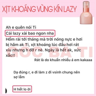 XỊT KHOÁNG VÙNG KÍN LAZY