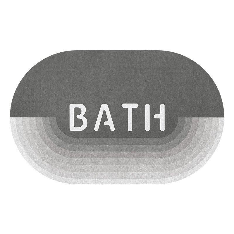 TOP NEW40*60cm Tấm lót sàn siêu thấm Thảm lót cửa phòng tắm gia đình / Thảm lót chân chống trượt ở cửa nhà vệ sinhshitou2