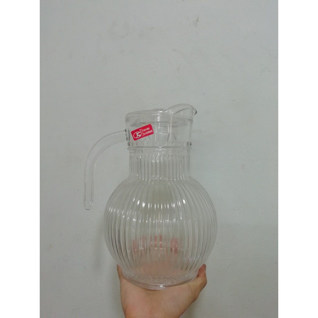 CA THỦY TINH 1.,5 LÍT - BÌNH THỦY TINH ĐỰNG NƯỚC 1,5L