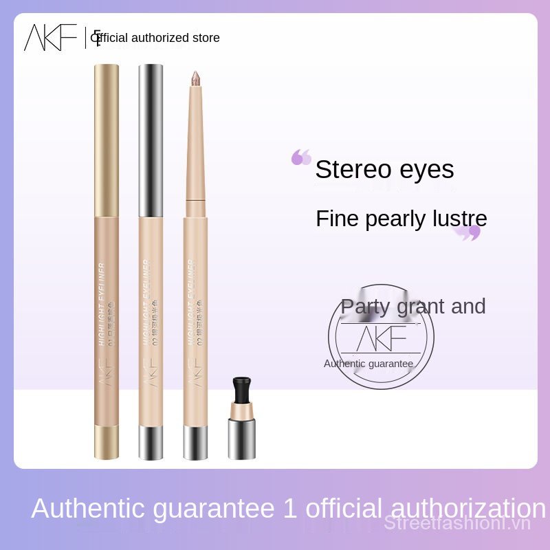 Bút kẻ mắt AKF bắt sáng chống nước không nhòe lâu trôi chính hãng cho nữ