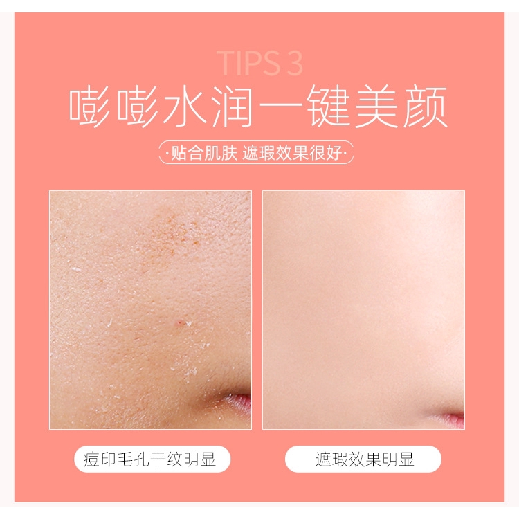 [Hàng mới về] Bộ Phấn Nước BB Che Khuyết Điểm Và Mút Tán Hình Nấm Tiện Dụng | BigBuy360 - bigbuy360.vn