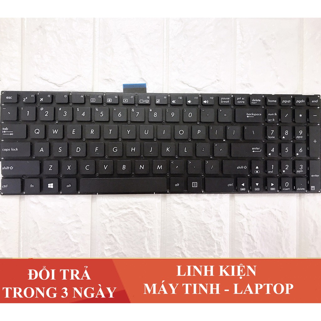 Phím Laptop Asus F555 X555 K555 TP550 (cáp dài hơn X551, phím chìm phải hàn DÀNH CHO THỢ)