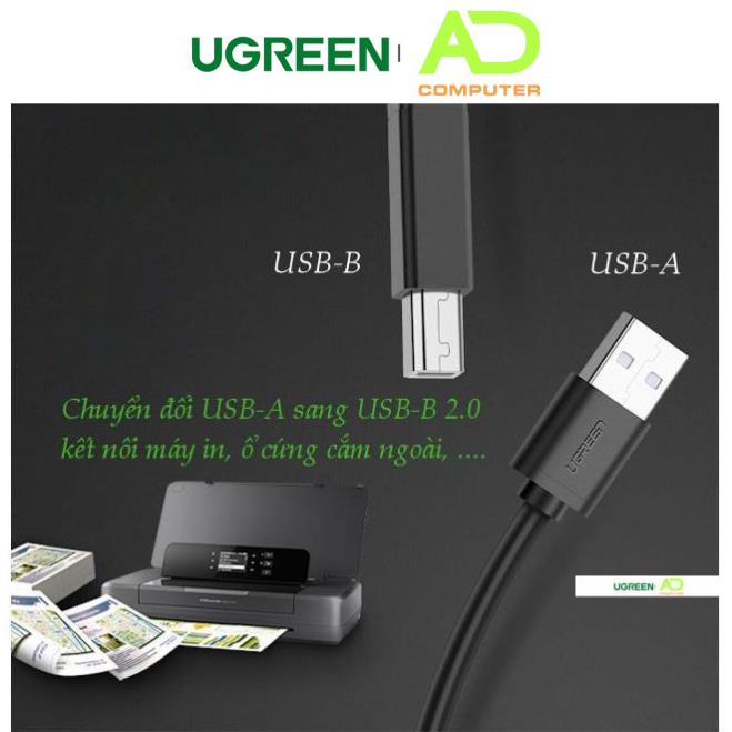Cáp máy in USB 2.0 UGREEN US104 10845