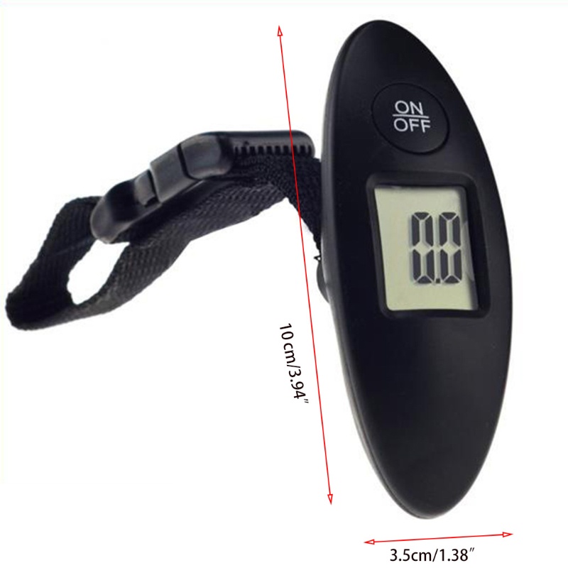 Cân Hành Lý Điện Tử Màn Hình LCD Tiện Dụng Mang Theo Du Lịch