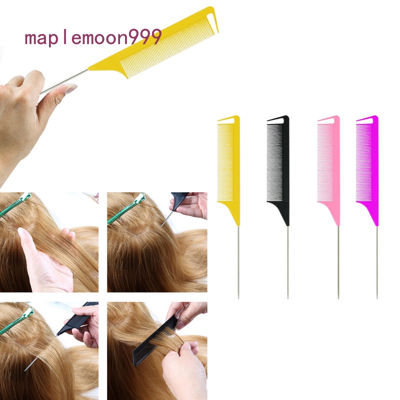 Lược Chải Tóc Đuôi Chuột Bằng Kim Loại Chống Tĩnh Điện