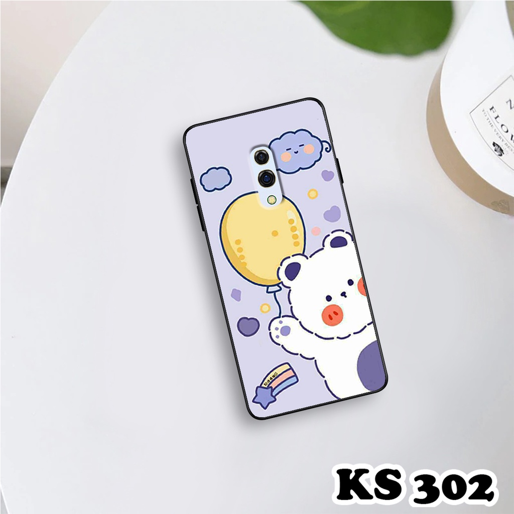 Ốp lưng Oppo K3 - Ốp Oppo in hình Gấu&amp;Thỏ siêu xinh - Lưng nhám viền TPU
