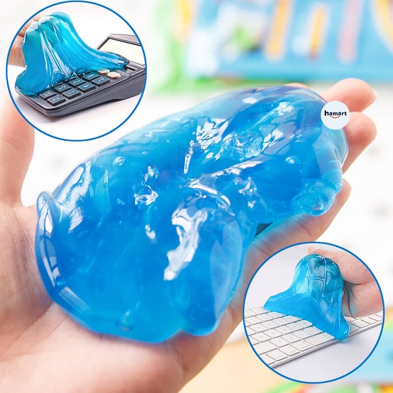 Gel Slime Vệ Sinh Đa Năng Bùn Gel Silicon Vệ Sinh Bàn Phím Lau Bụi Xe Ô Tô Tái Sử Dụng Lâu Dài