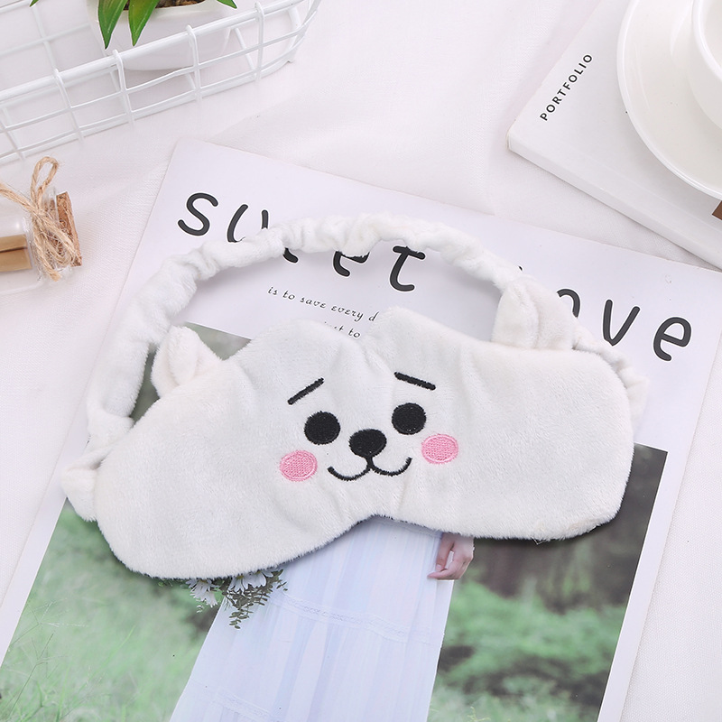 Bịt mắt ngủ họa tiết thú bông đáng yêu