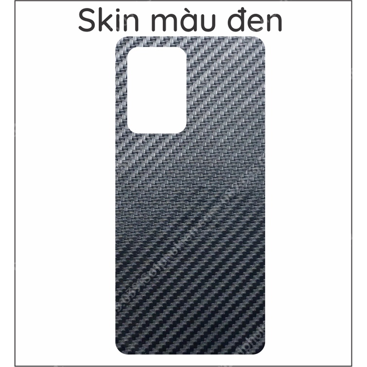 Miếng dán mặt lưng skin carbon Xiaomi Mi 11T
