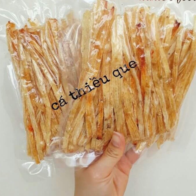 100gr Khô cá thiều, cá thu que ăn liền - Khô cá thiều tẩm gia vị - đặc sản Đà Nẵng